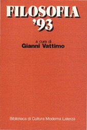 book Filosofia '93. La filosofia tra pubblicità e segreto