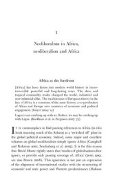 book Neoliberal Africa: The Impact Of Global Social Engineering