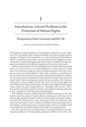 book Current Problems in the Protection of Human Rights: Perspectives from Germany and the UK