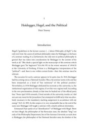 book On Hegel’s Philosophy of Right: The 1934–35 Seminar and Interpretive Essays