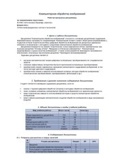 book Компьютерная обработка изображений. Рабочая программа дисциплины