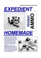 book Expedient Homemade Handgun Ammo