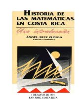 book Historia de las matemáticas en Costa Rica: una introducción