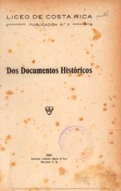 book Dos documentos históricos