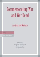 book Commemorating War and War Dead: Ancient and Modern