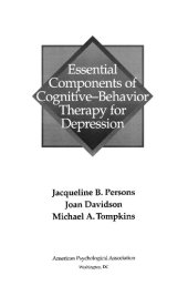 book Essential Components of Cognitive-Behavior Therapy for Depression