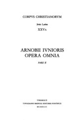 book Opera omnia, Pars II: Opera minora