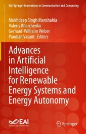 book Advances in Artificial Intelligence for Renewable Energy Systems and Energy Autonomy (EAI/Springer Innovations in Communication and Computing)