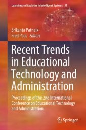 book Recent Trends in Educational Technology and Administration: Proceedings of the 2nd International Conference on Educational Technology and Administration