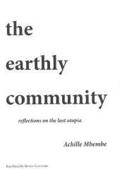 book The Earthly Community