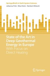 book State of the Art in Deep Geothermal Energy in Europe: With Focus on Direct Heating