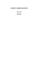 book Opera, Pars XI, 7: Sermones de novo testamento (151-156): Sermones in epistolas apostolicas I