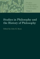 book Studies in Philosophy and the History of Philosophy