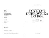 book Povijest Dubrovnika do 1808. Dio 1 : Od osnutka do 1526.