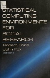 book Statistical Computing Environments for Social Research