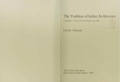 book The Tradition of Indian Architecture: Continuity, Controversy and Change Since 1850