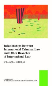 book Relationships between International Criminal Law and Other Branches of International Law