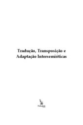 book Tradução, Transposição e Adaptação Intersemióticas