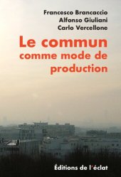 book Le commun comme mode de production