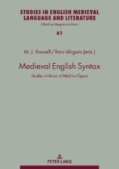 book Medieval English Syntax: Studies in Honor of Michiko Ogura