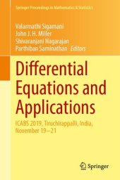 book Differential Equations and Applications: ICABS 2019, Tiruchirappalli, India, November 19–21