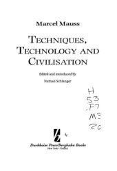 book Techniques, Technology and Civilization