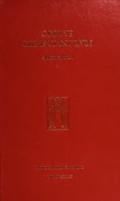 book Opera, Pars XVI, 1: De Trinitate libri XV (libri I-XII)