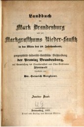 book Landbuch der Mark Brandenburg  und des Markgrafthums Nieder-Lausitz in der Mitte des 19. Jahrhunderts ; oder geographisch-historisch-statistische Beschreibung  der Provinz Brandenburg