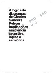 book A lógica de diagramas de Charles Sanders Peirce: implicações em ciência cognitiva, lógica e semiótica