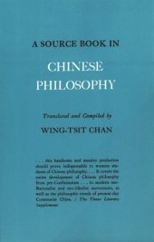 book A Source Book in Chinese Philosophy