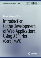 book Introduction to the Development of Web Applications Using ASP .Net (Core) MVC