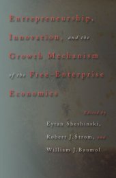 book Entrepreneurship, Innovation, and the Growth Mechanism of the Free-Enterprise Economies