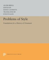 book Problems of Style: Foundations for a History of Ornament