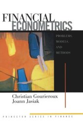 book Financial Econometrics: Problems, Models, and Methods