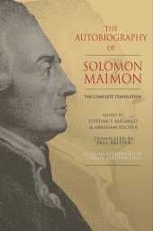 book The Autobiography of Solomon Maimon: The Complete Translation