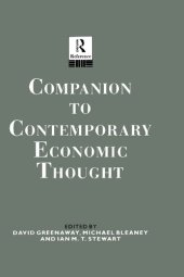 book Companion to Contemporary Economic Thought