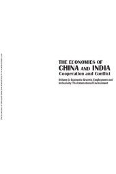 book The Economies of China and India: Cooperation and Conflict