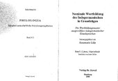 book Nominale Wortbildung des Indogermanischen in Grundzügen : die Wortbildungsmuster ausgewählter indogermanischer Einzelsprachen