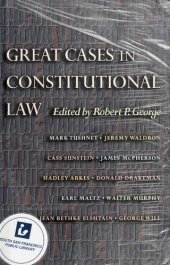 book Great Cases in Constitutional Law