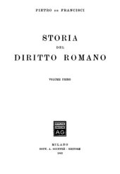 book Storia del diritto romano