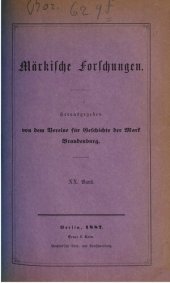 book Märkische Forschungen