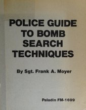 book Police Guide to Bomb Search Techniques