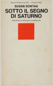 book Sotto il segno di Saturno. Interventi su letteratura e spettacolo