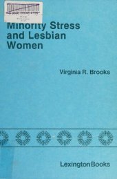 book Minority Stress and Lesbian Women