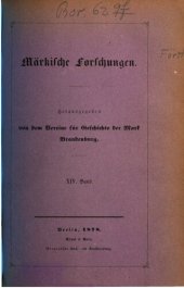 book Märkische Forschungen