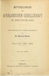 book Mitteilungen der Afrikanischen Gesellschaft in Deutschland