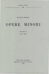 book Opere minori raccolte in occasione del 70º natalizio (1937-1957)