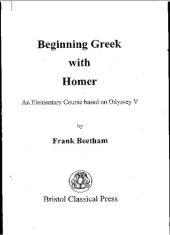 book Beginning Greek With Homer