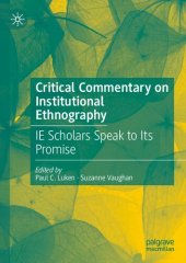 book Critical Commentary on Institutional Ethnography: IE Scholars Speak to Its Promise