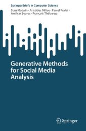 book Generative Methods for Social Media Analysis